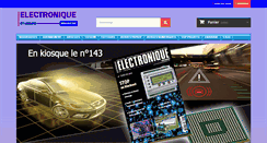 Desktop Screenshot of electroniquemagazine.com