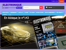 Tablet Screenshot of electroniquemagazine.com